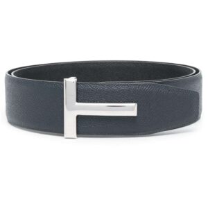 Tom Ford logo-plaque leather belt