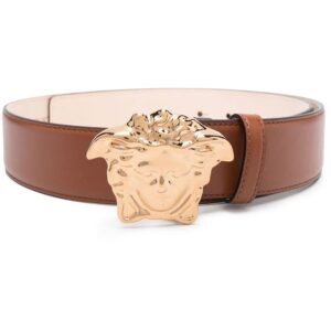 Versace Medusa-buckle leather belt