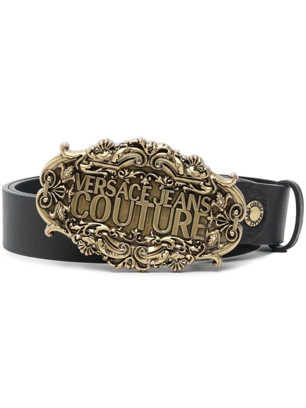 Versace logo buckle belt