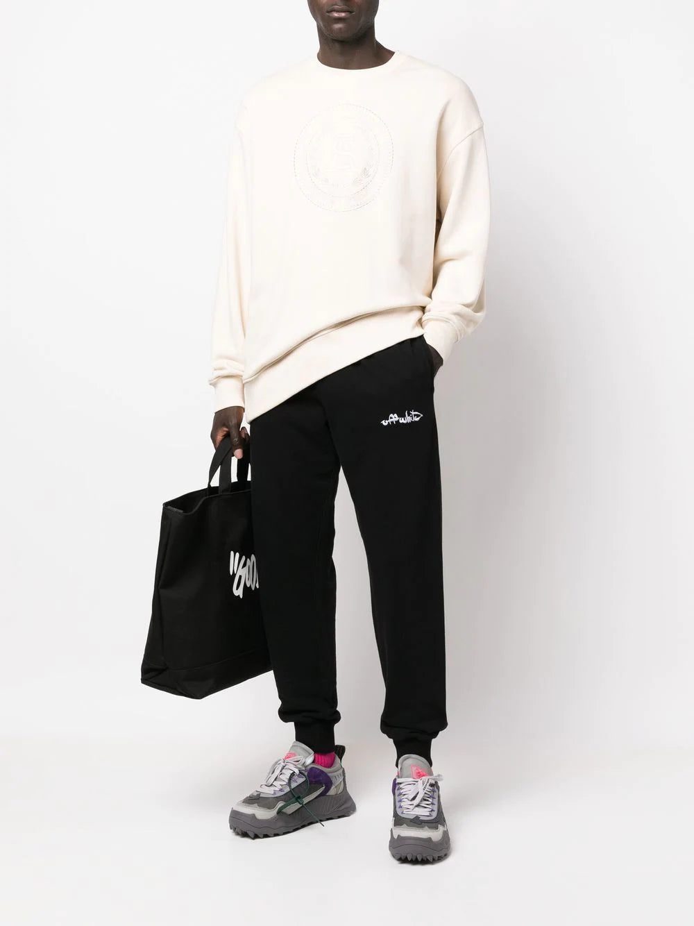 Off-White logo-embroidered track pants - Image 2