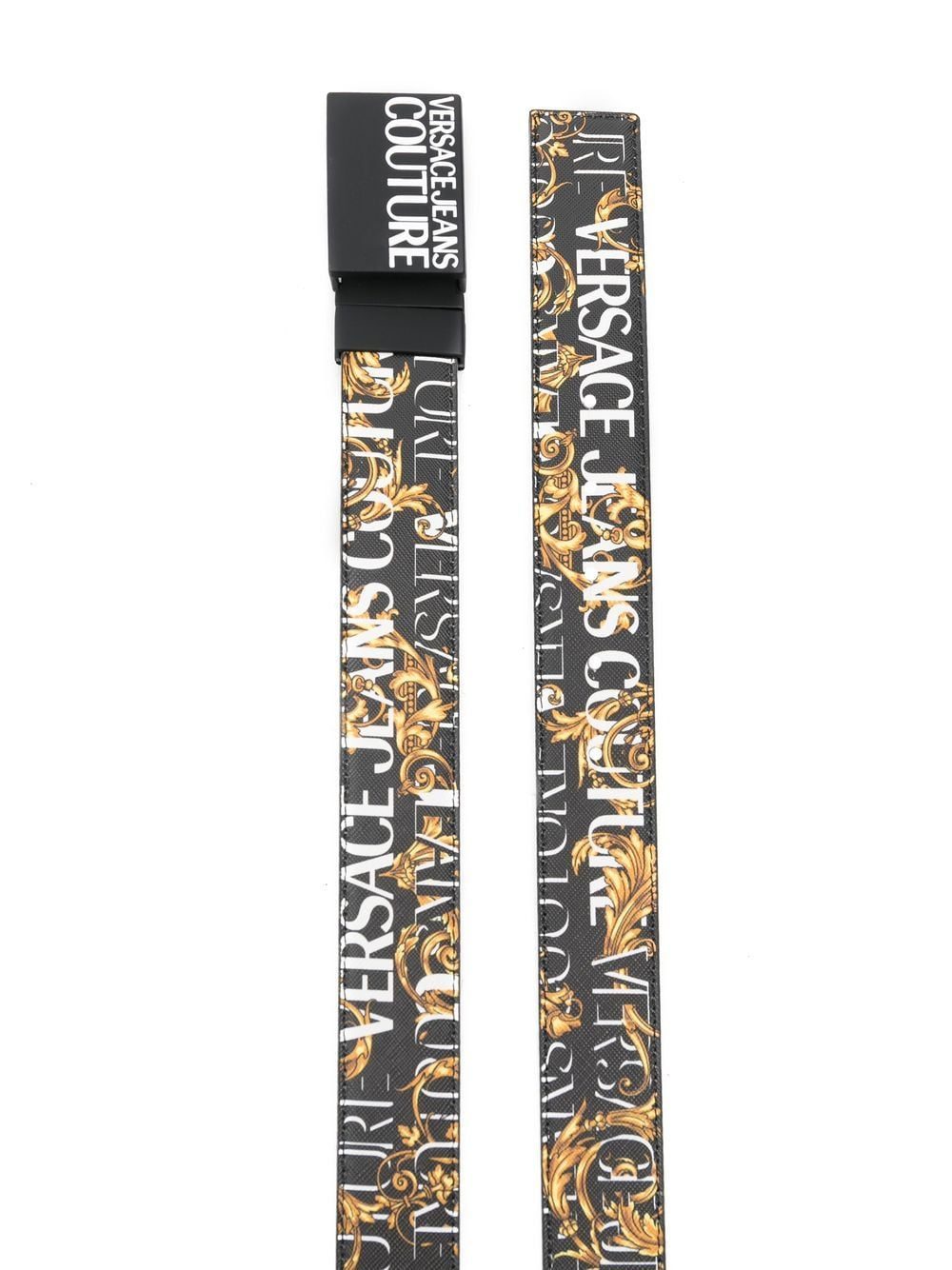Versace Barocco logo-print belt - Image 2