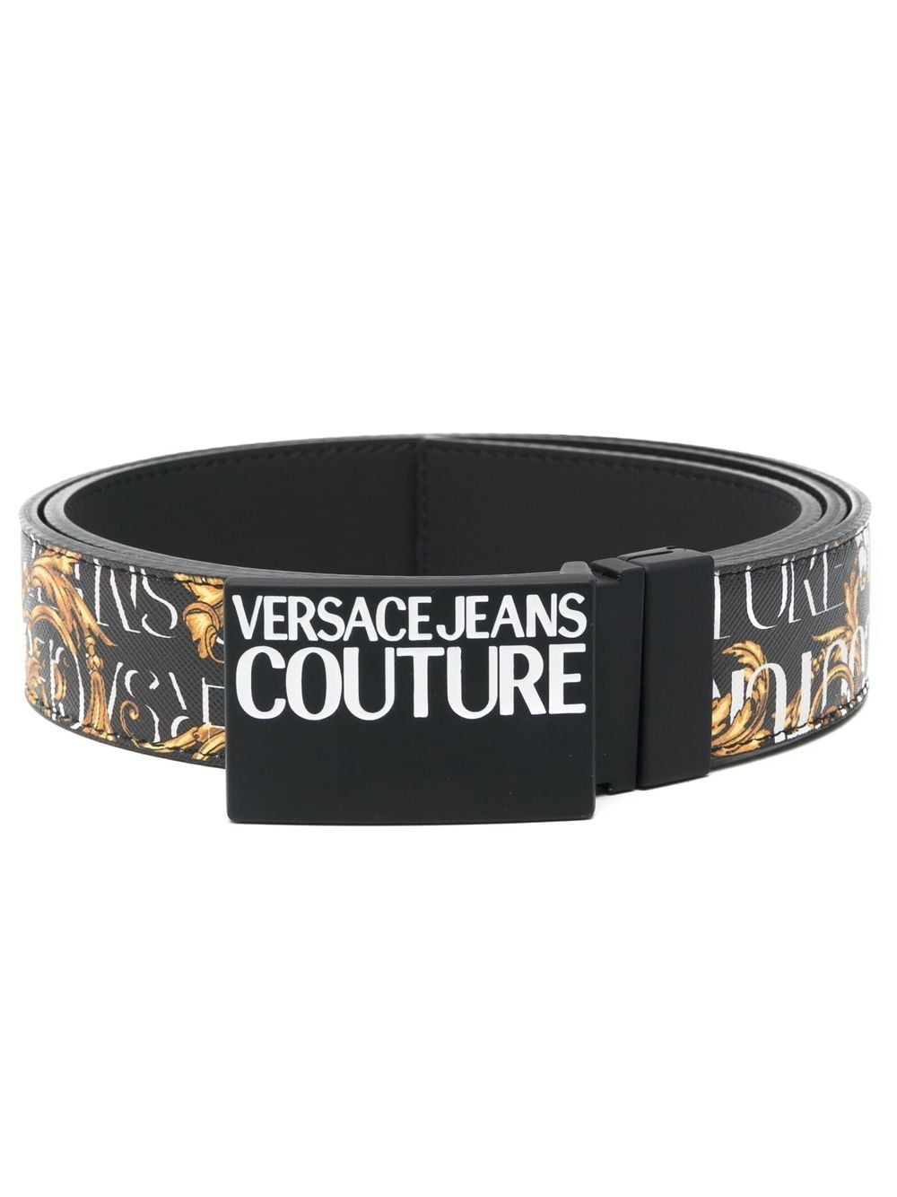 Versace Barocco logo-print belt