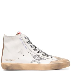 Golden Goose high-top leather sneakers