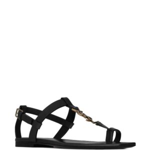 Saint Laurent Cassandra leather sandals