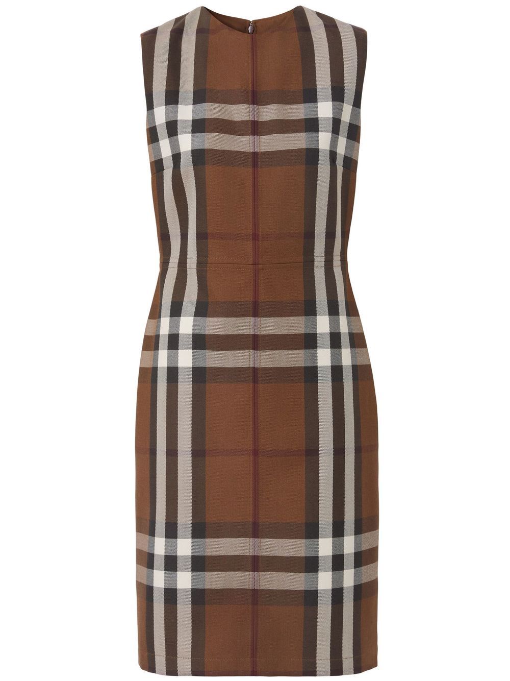 Burberry check-pattern sleeveless dress