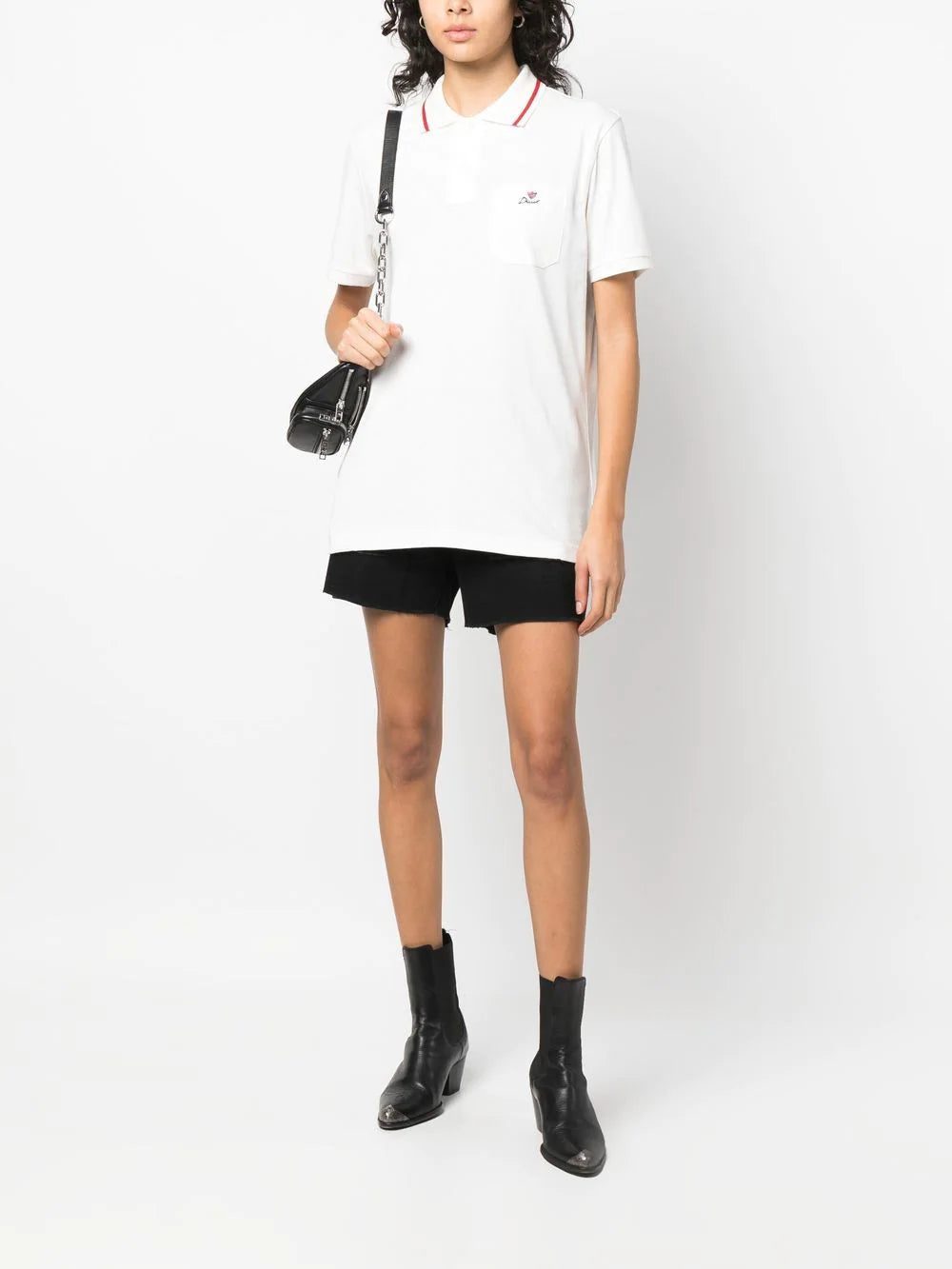 Diesel embroidered-logo polo shirt - Image 3