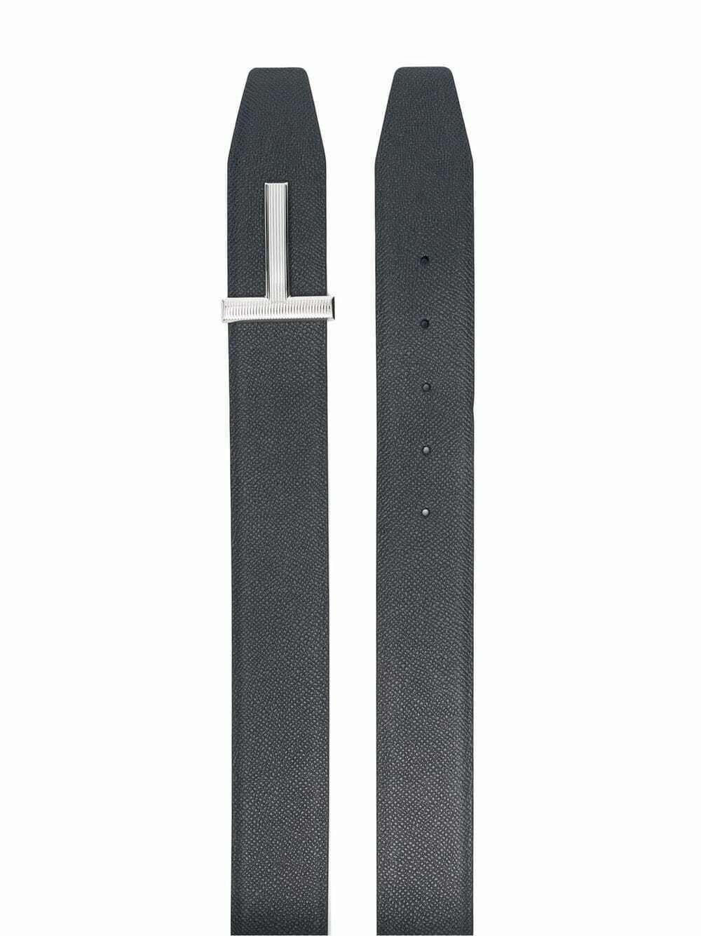 Tom Ford T logo buckle belt - Image 2