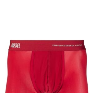 Diesel  slogan-waistband mesh briefs