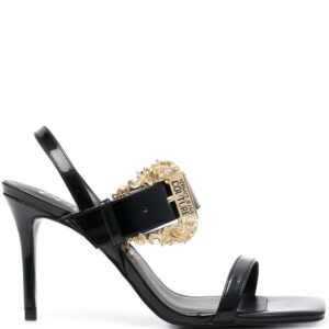 Versace buckle-fastening heeled sandals