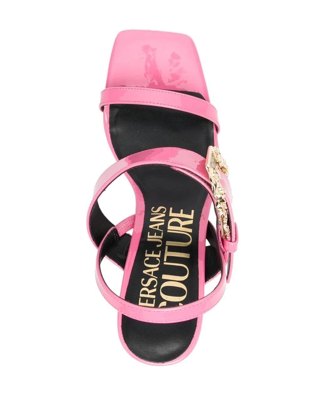 Versace Jeans Couture buckle-fastening heeled sandals - Image 4
