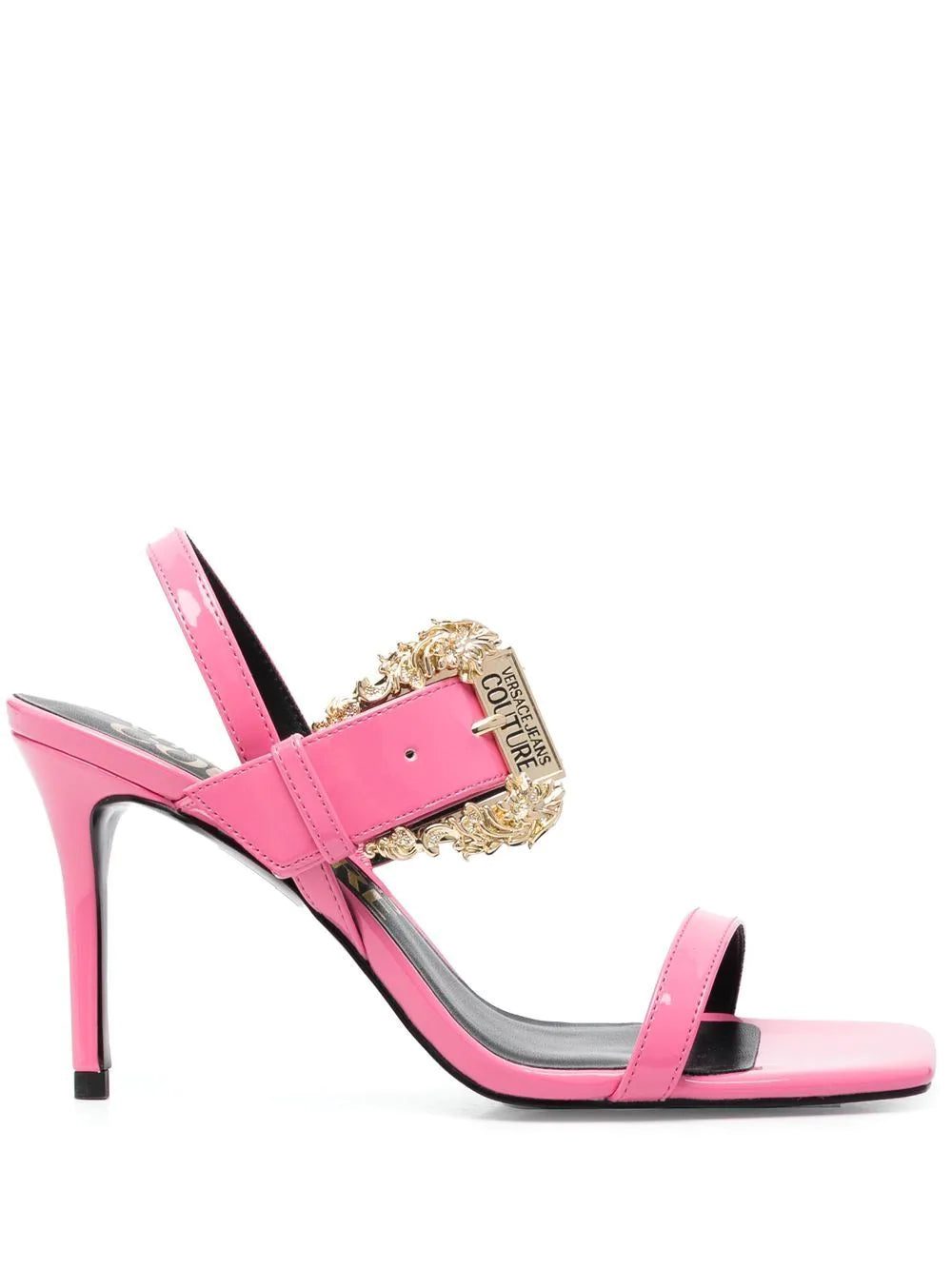 Versace Jeans Couture buckle-fastening heeled sandals