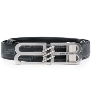 Balenciaga reversible monogram-pattern belt