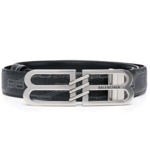 Balenciaga reversible monogram-pattern belt
