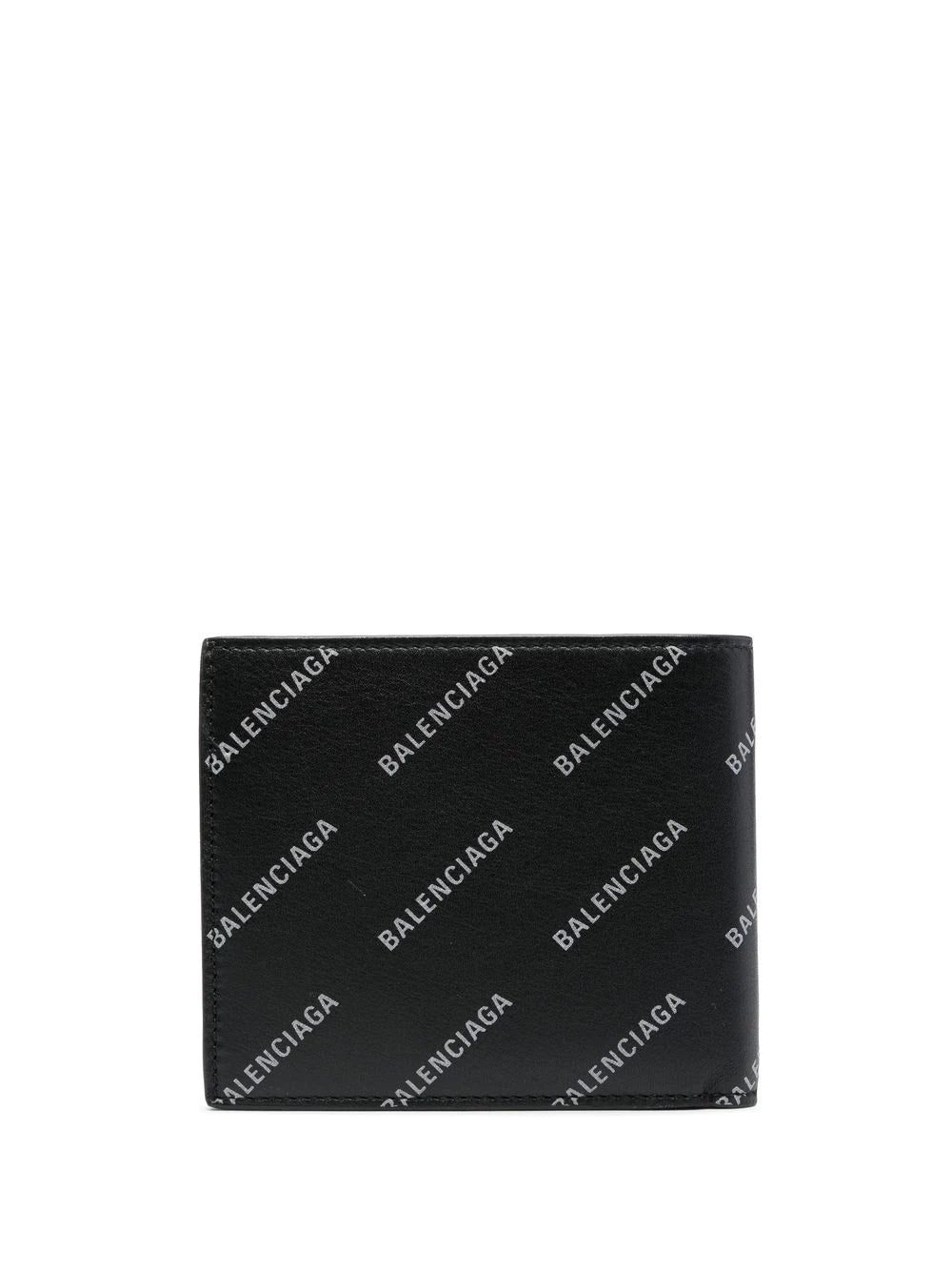 Balenciaga reflective logo-print wallet - Image 2