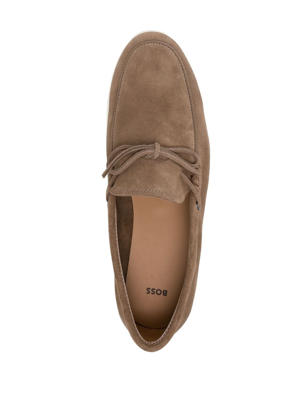 BOSS front tie-fastening detail loafers - Image 4