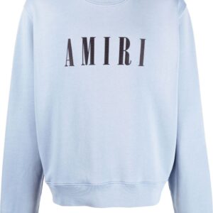 AMIRI logo-print crew neck sweatshirt