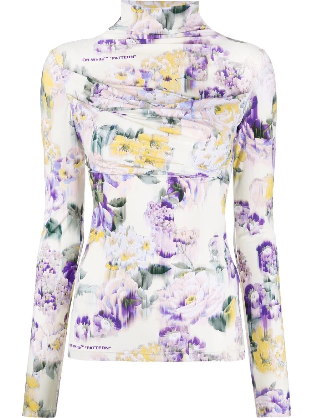 Off-White Pattern print long-sleeve T-shirt