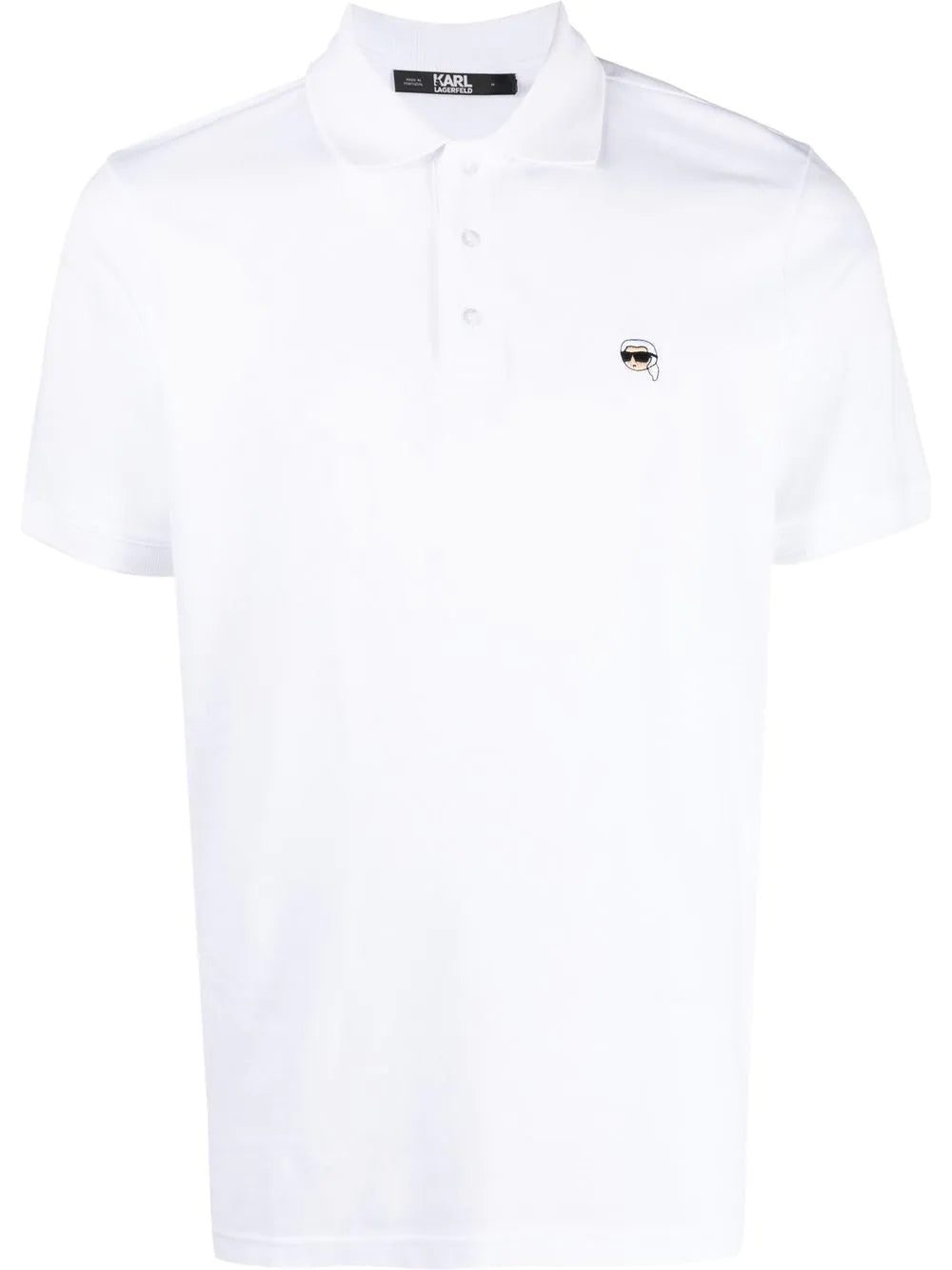 Karl Lagerfeld Ikonik embroidered polo shirt