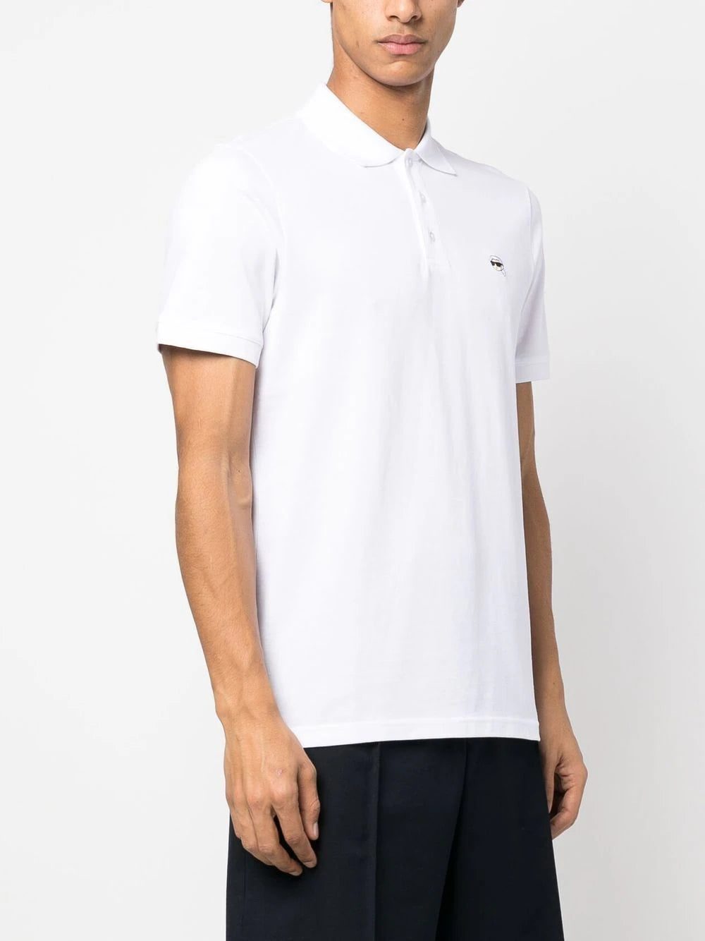 Karl Lagerfeld Ikonik embroidered polo shirt - Image 3
