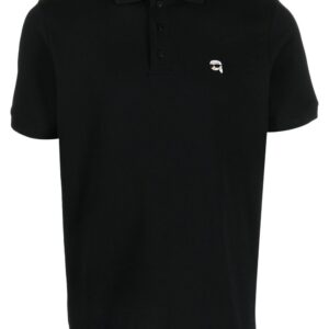 Karl Lagerfeld Ikonik embroidered polo shirt