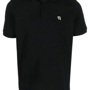 Karl Lagerfeld Ikonik 2.0 embroidered polo shirt