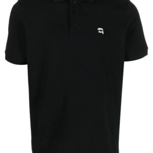 Karl Lagerfeld Ikonik embroidered polo shirt