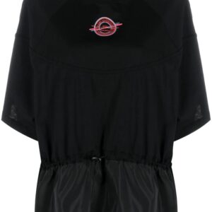 Karl Lagerfeld  logo-print peplum T-shirt