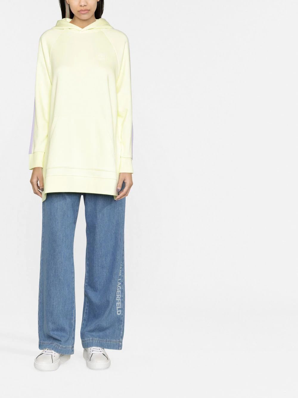 Karl Lagerfeld Ikonik 2.0 bicolour oversized hoodie - Image 3