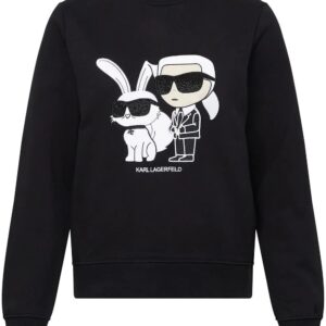 Karl Lagerfeld Karl Choupette embroidered sweatshirt