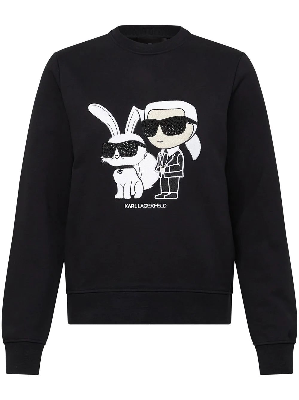 Karl Lagerfeld Karl Choupette embroidered sweatshirt