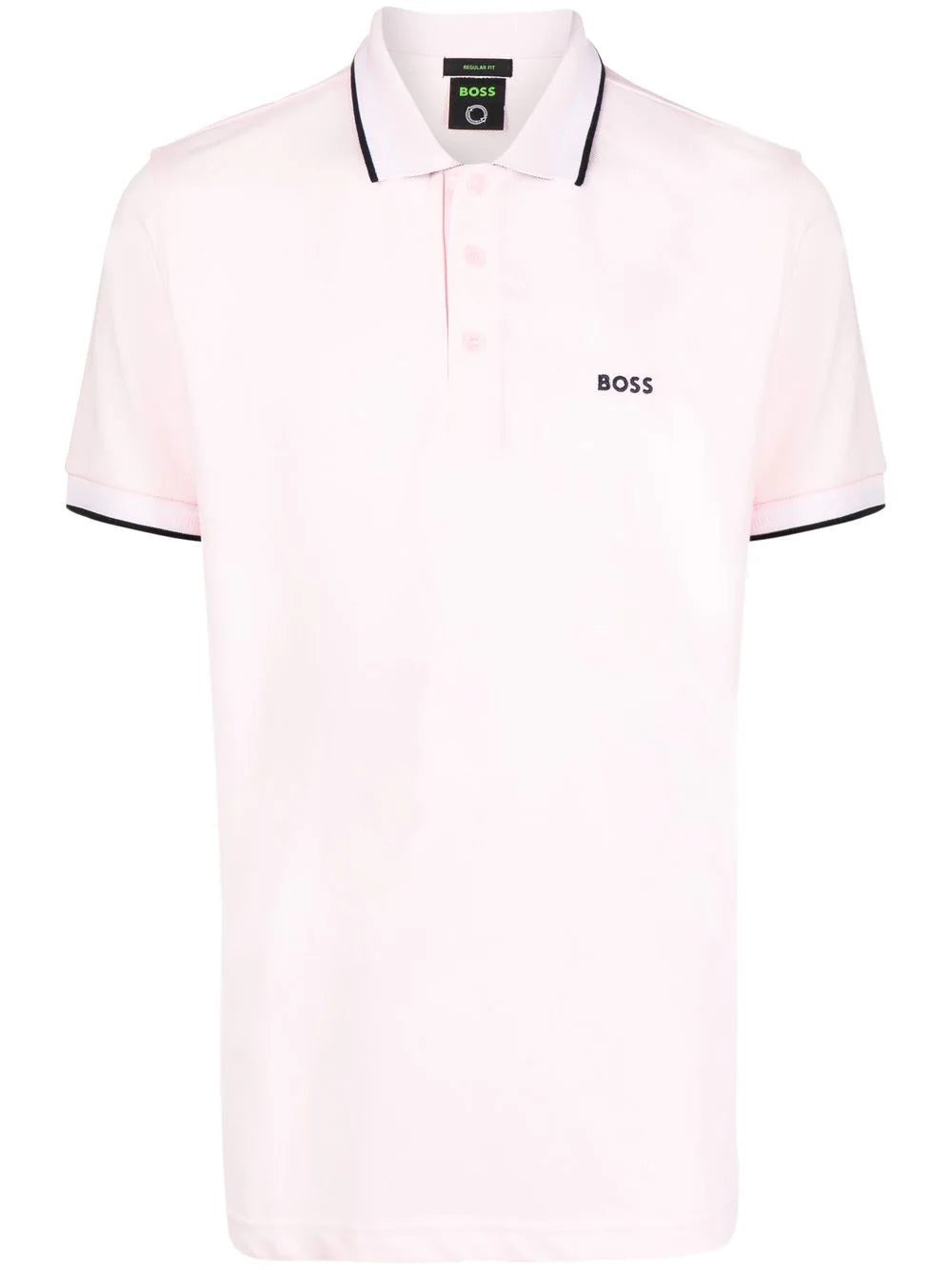 BOSS logo-embroidered polo shirt