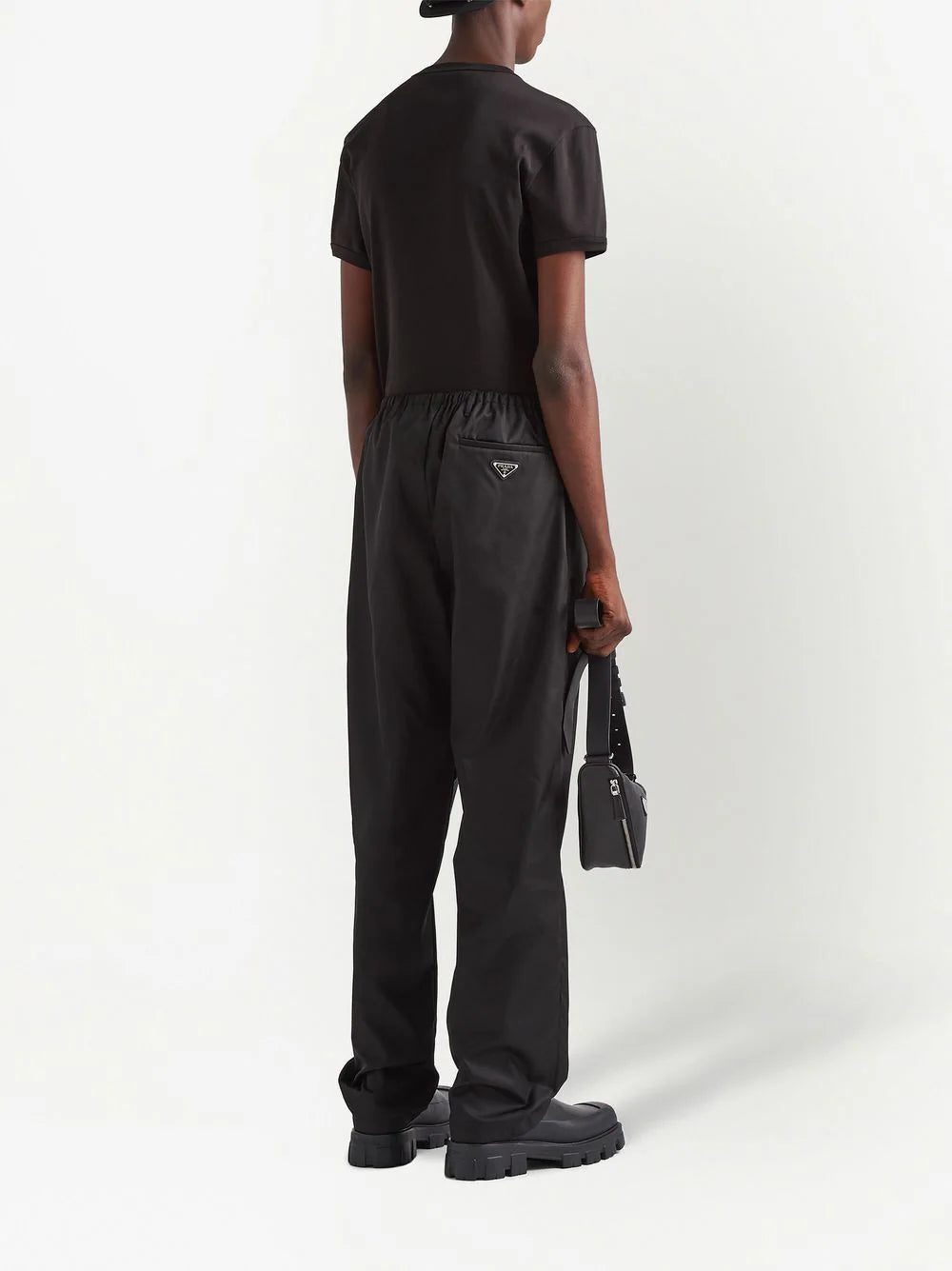 Prada triangle-logo cotton T-shirt - Image 3