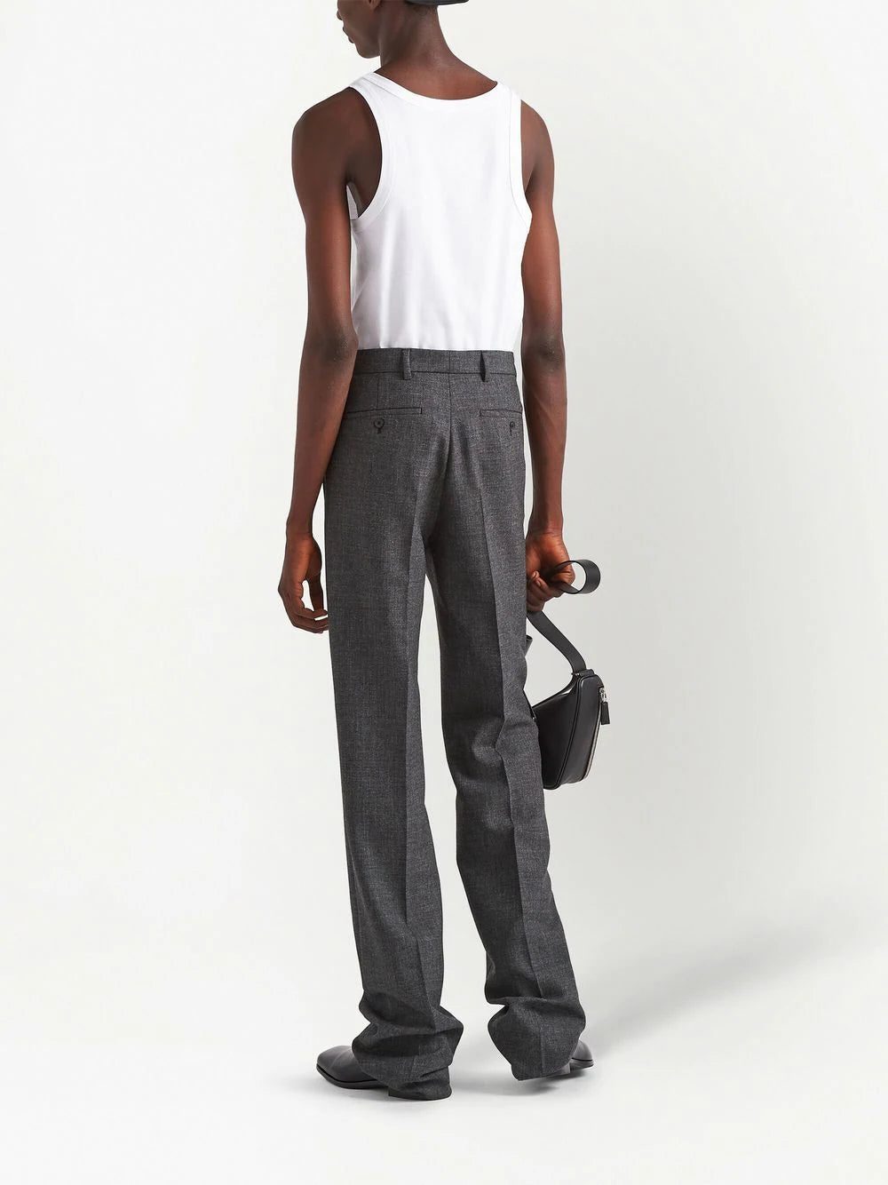 Prada logo plaque tank top - Image 3