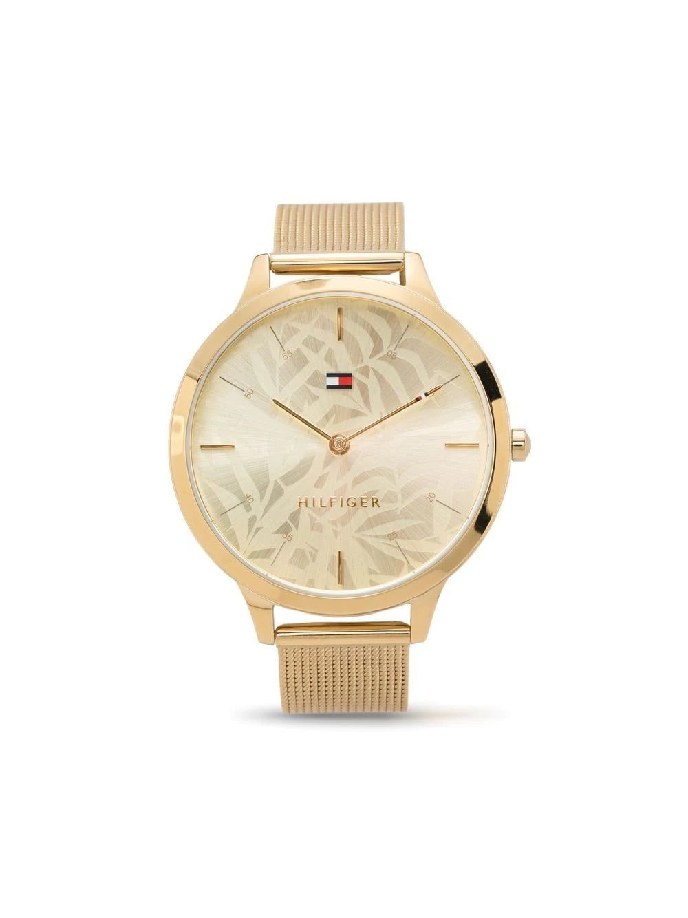 Tommy Hilfiger gold plated round watch