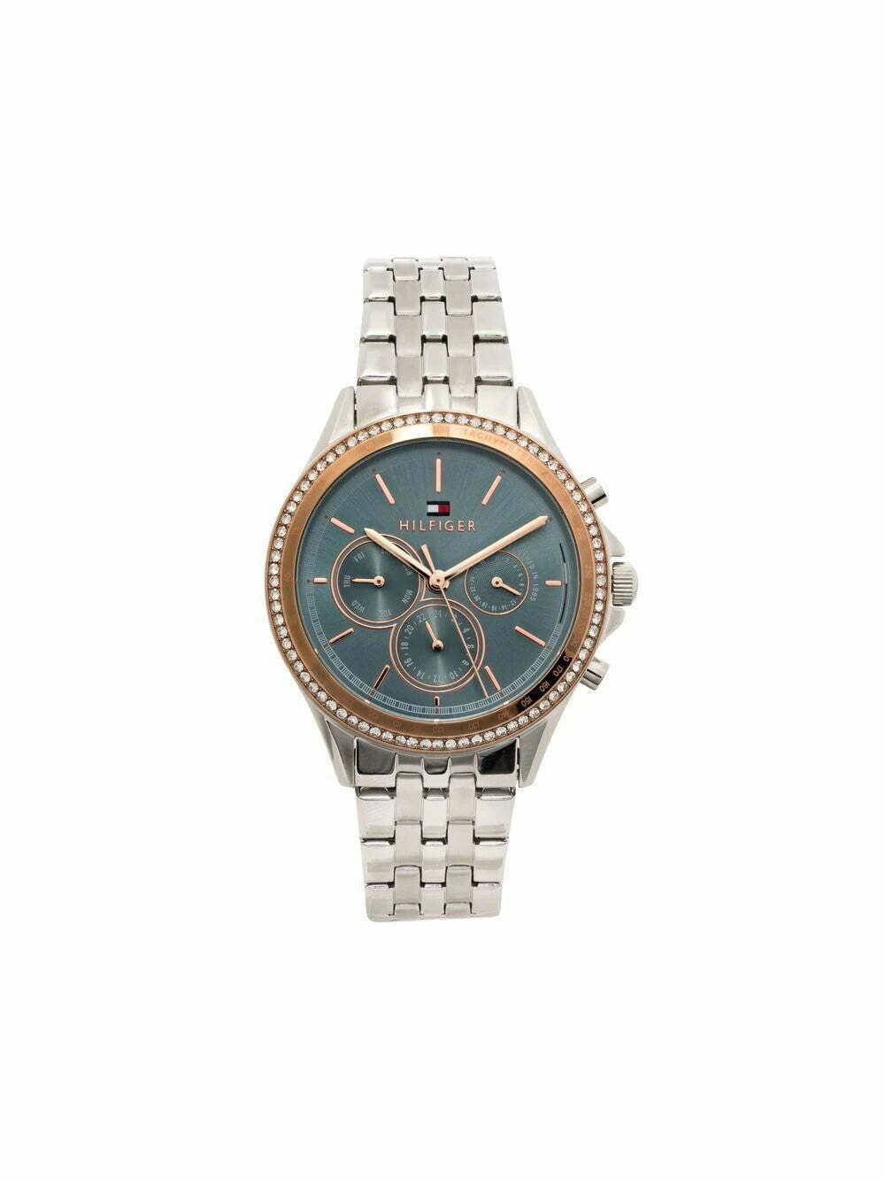 Tommy Hilfiger crystal-encrusted quartz 40mm
