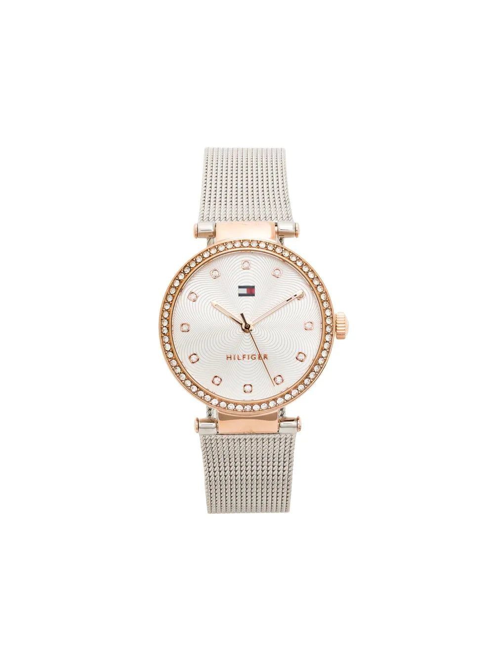 Tommy Hilfiger crystal-encrusted quartz 32mm