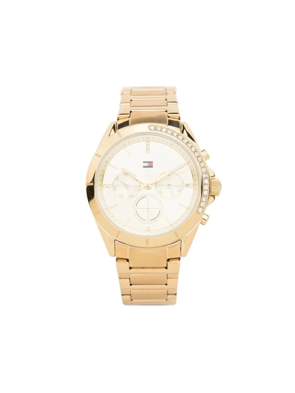 Tommy Hilfiger crystal-engraved quartz 38mm