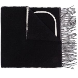 Valentino Garavani  VLogo fringed scarf