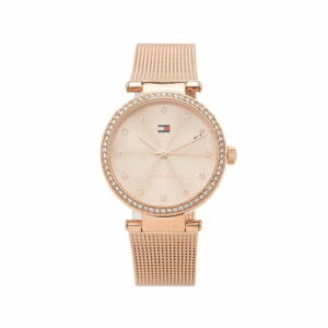 Tommy Hilfiger  crystal embellished round watch