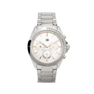 Tommy Hilfiger  round mesh-strap watch