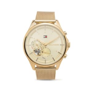 Tommy Hilfiger  logo face round watch