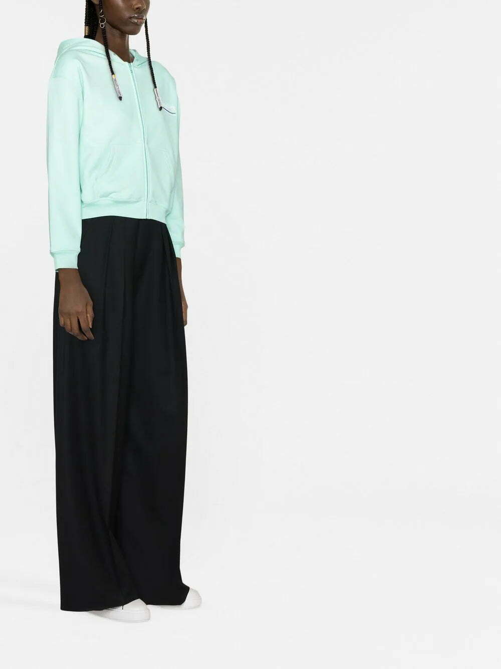 Balenciaga logo-print cotton hoodie - Image 4