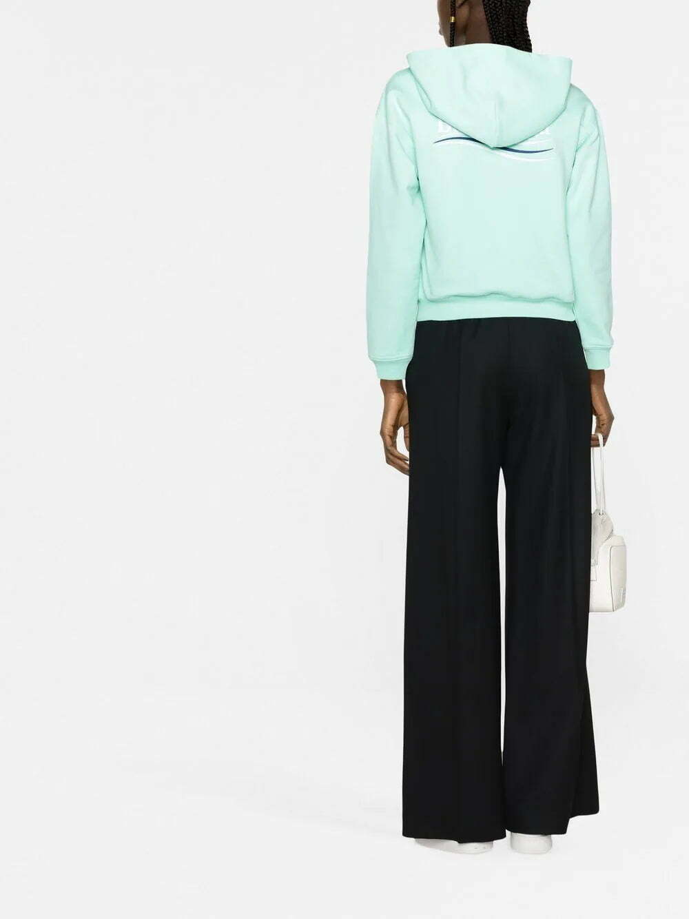 Balenciaga logo-print cotton hoodie - Image 3