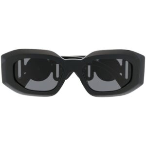 Versace Eyewear Medusa Head-detail oversize-frame sunglasses