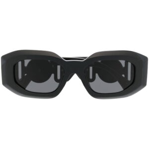 Versace Eyewear Medusa Head-detail oversize-frame sunglasses