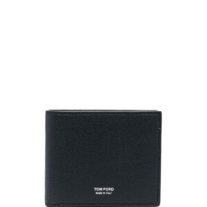 TOM FORD  engraved-logo bi-fold wallet