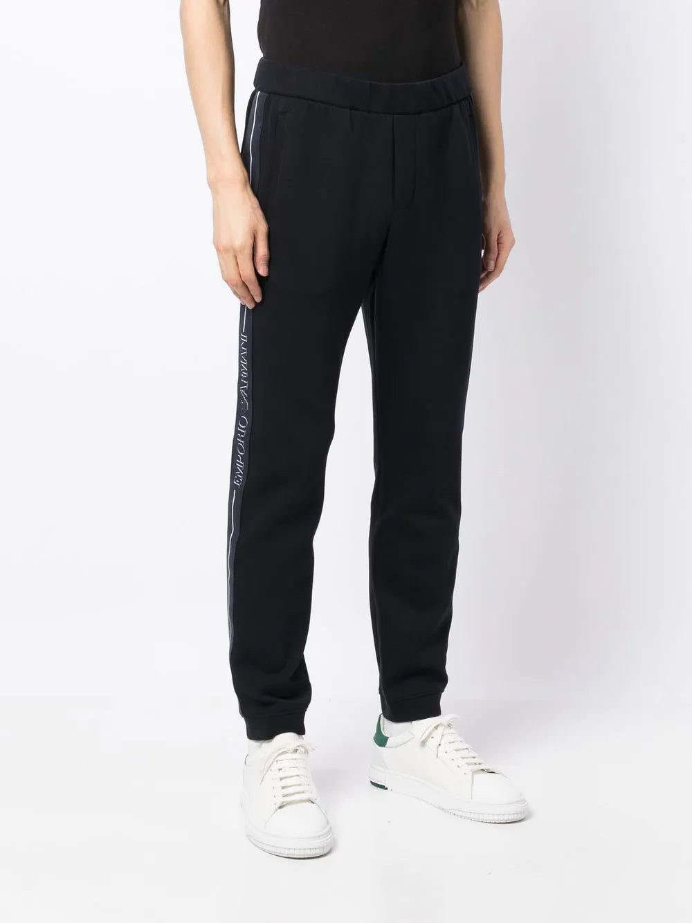 Emporio Armani logo-tape track pants - Image 3