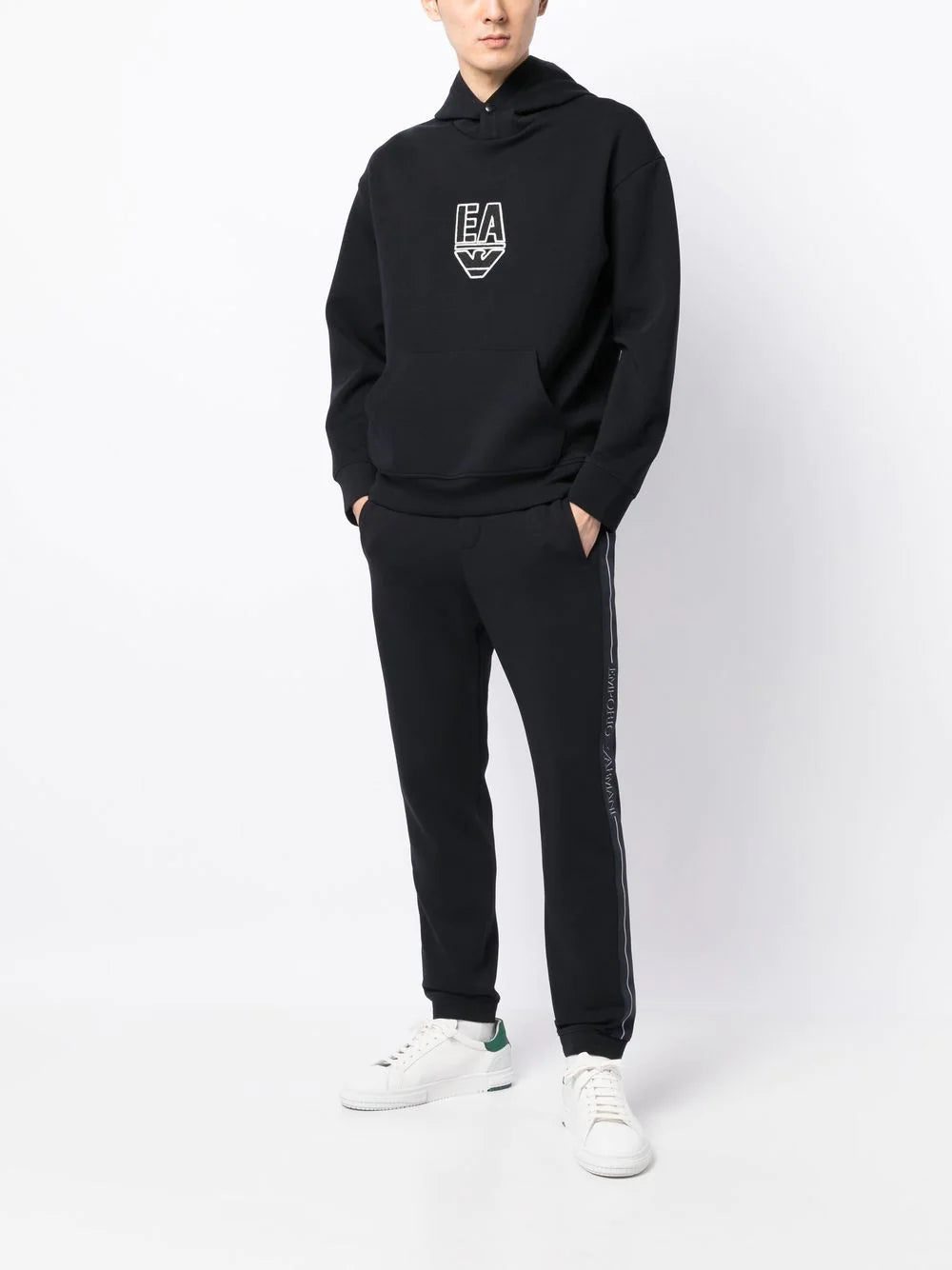Emporio Armani logo-tape track pants - Image 2