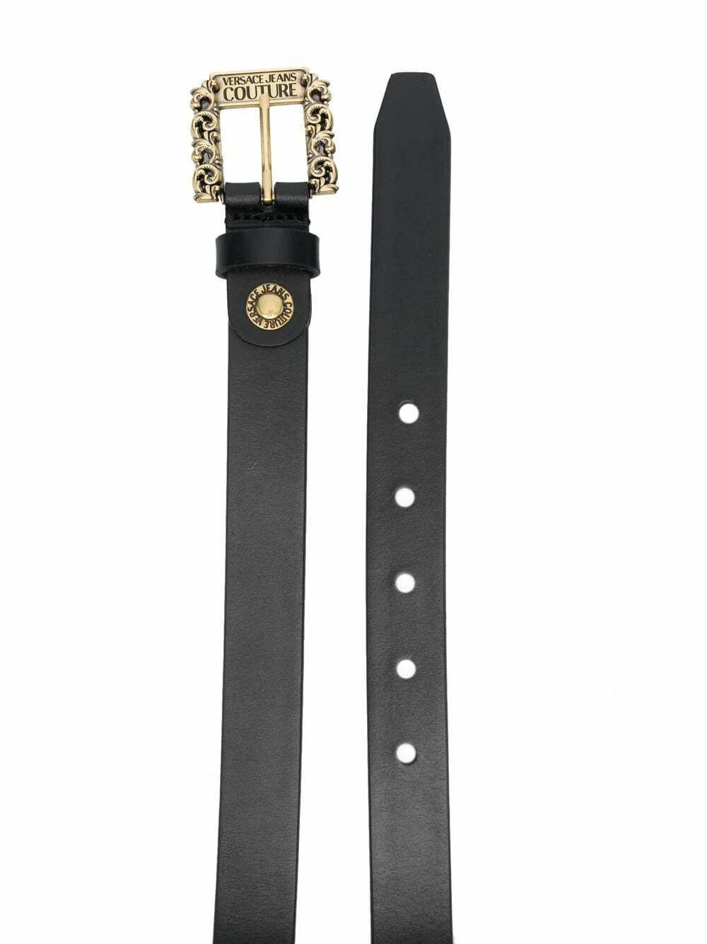 Versace leather baroque-buckle belt - Image 2