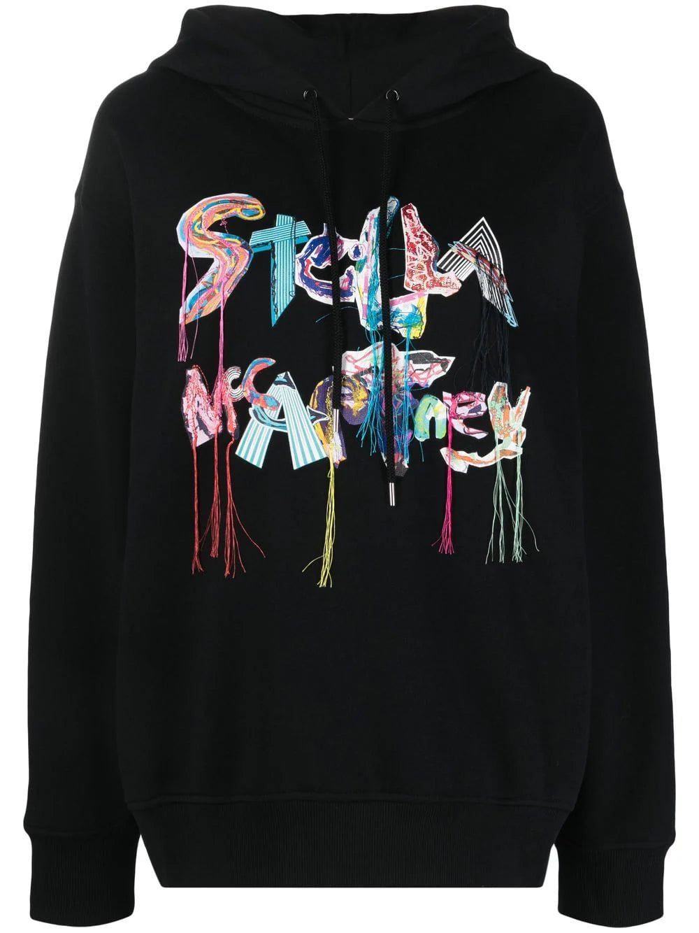 Stella McCartney oversized logo-collage hoodie